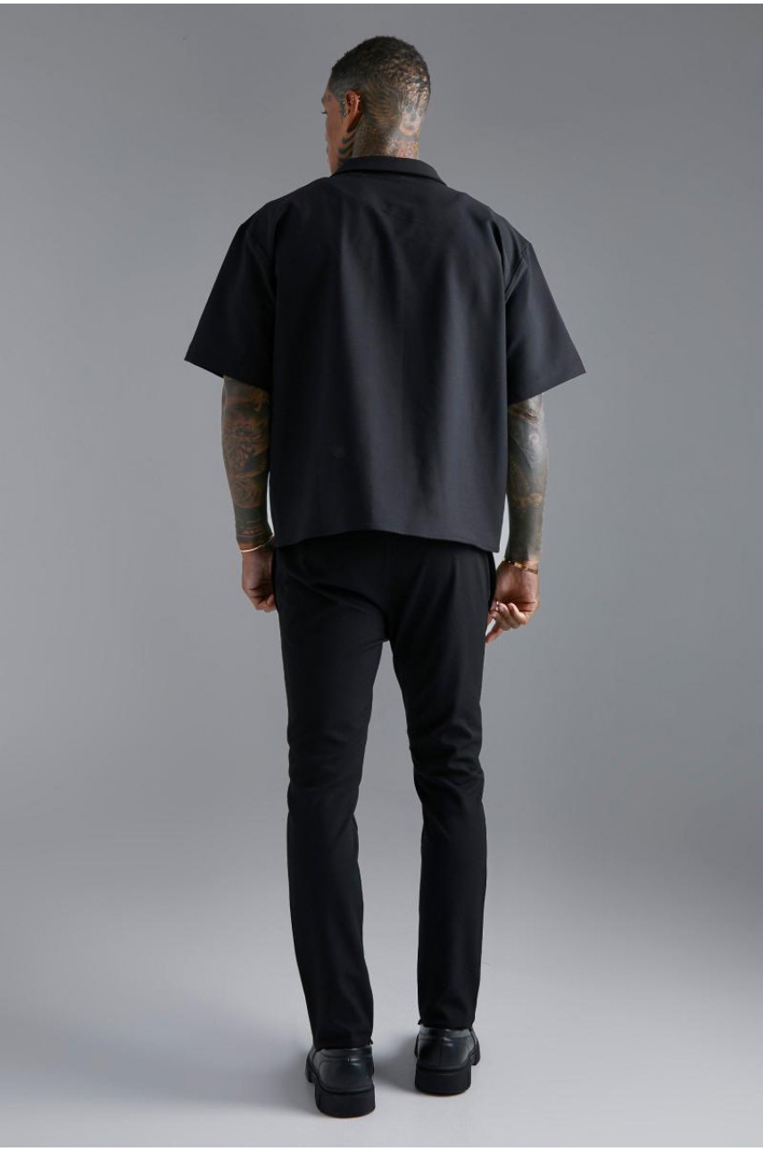 Сорочка квадратного крою з коротким рукавом