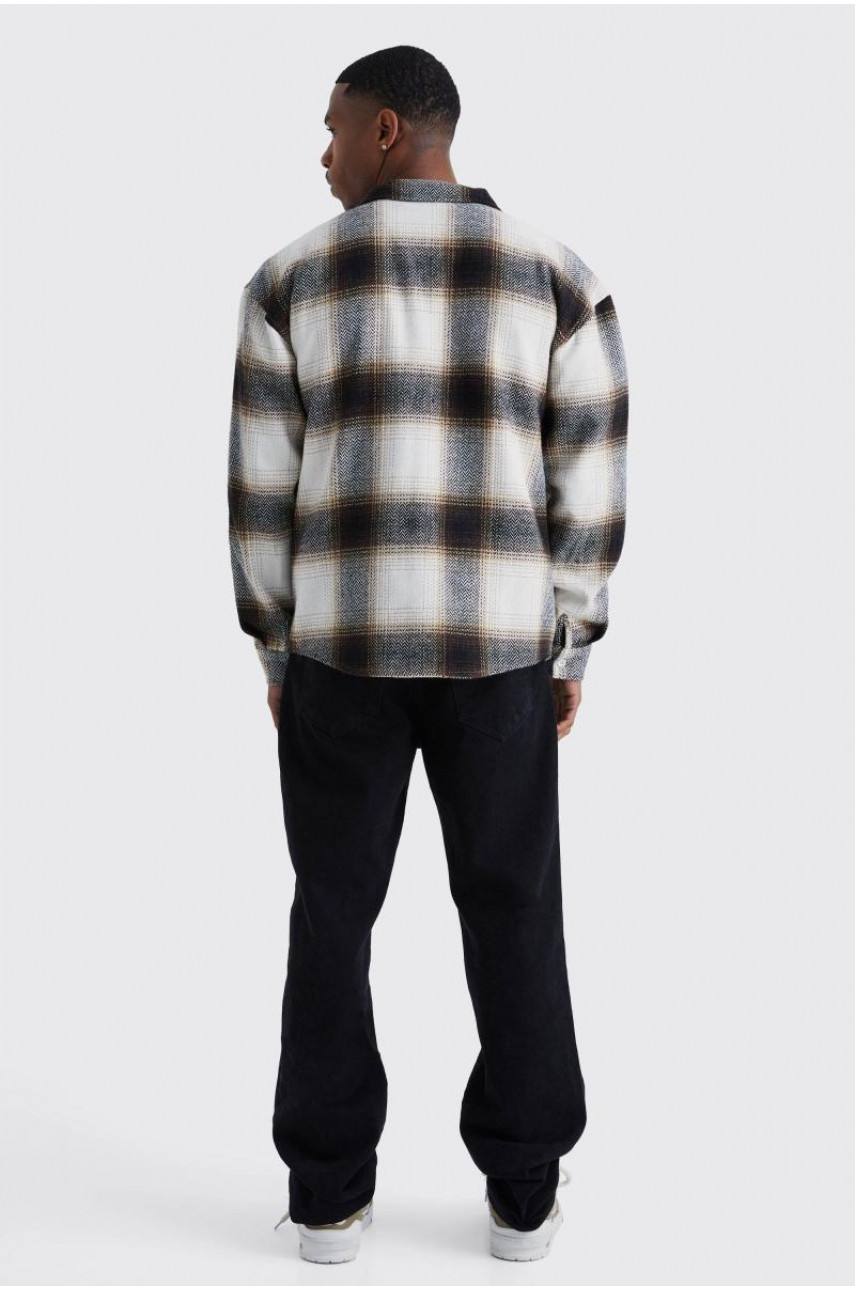 Фланелева сорочка в клітку