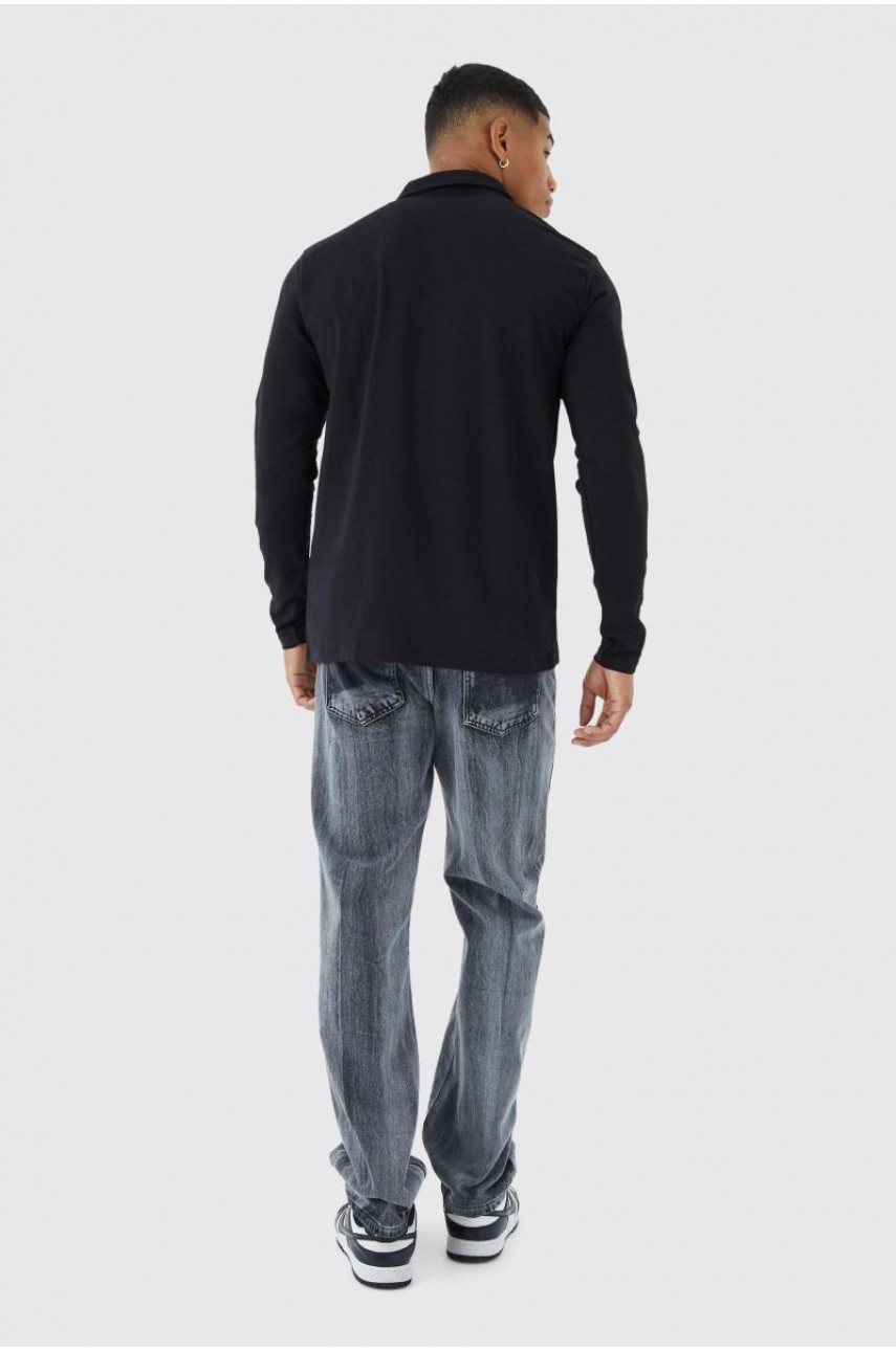 Трикотажна сорочка з довгим рукавом