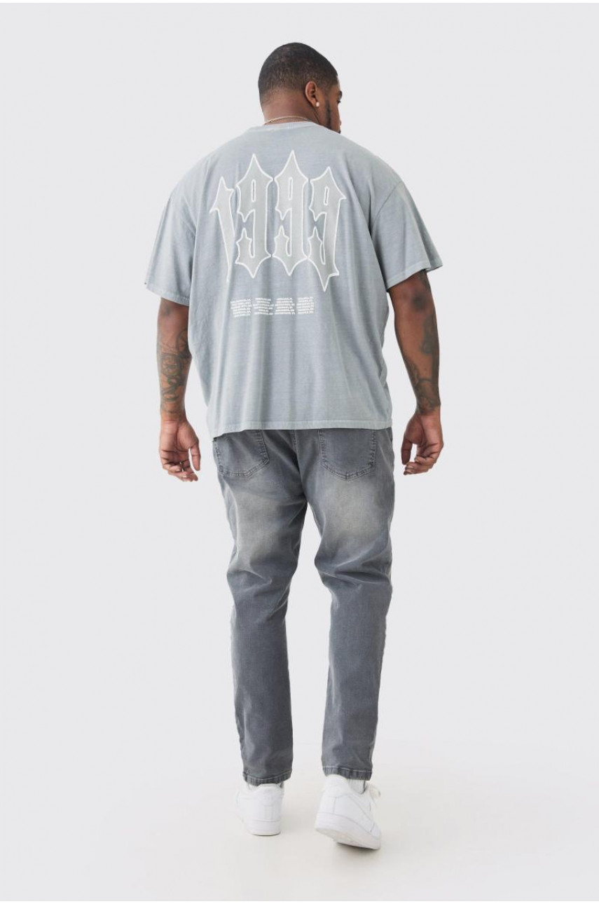 Плюс вузькі еластичні джинси