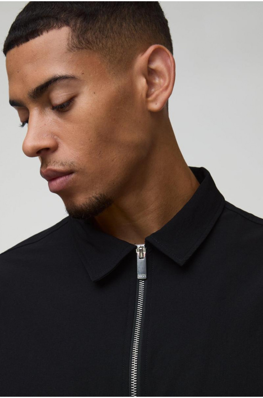 Стрейч-шакет з довгим рукавом