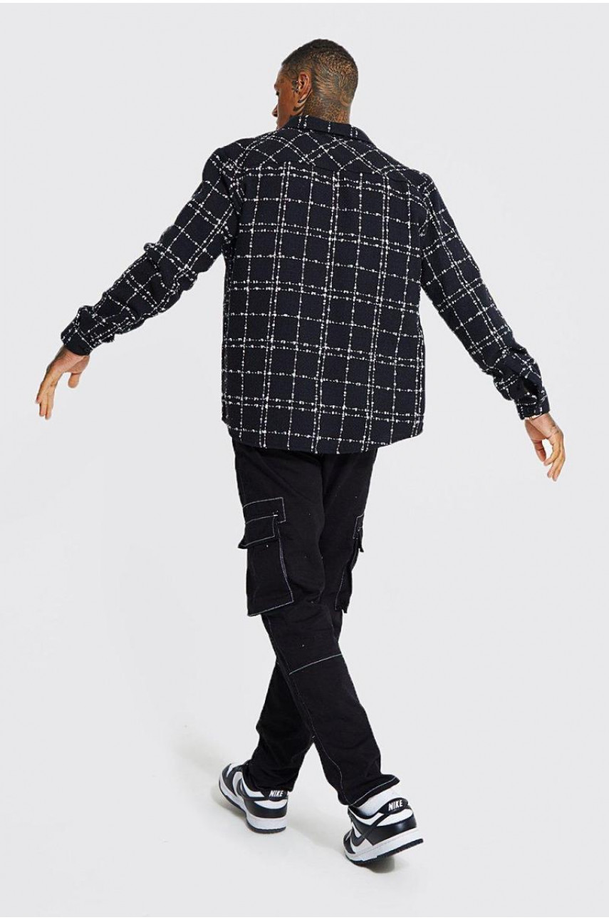 Надважка верхня сорочка в клітинку