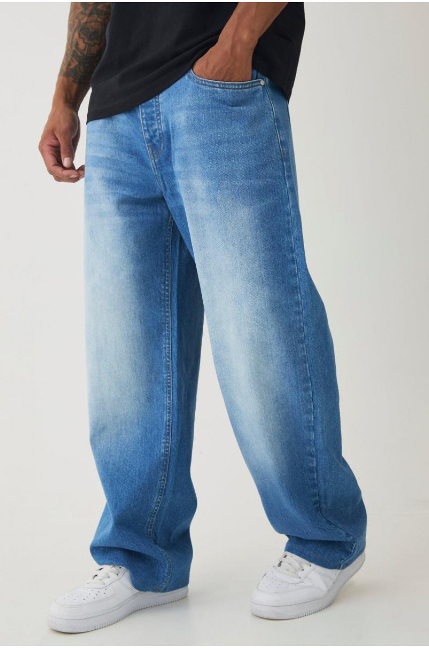 Розслаблені жорсткі джинси