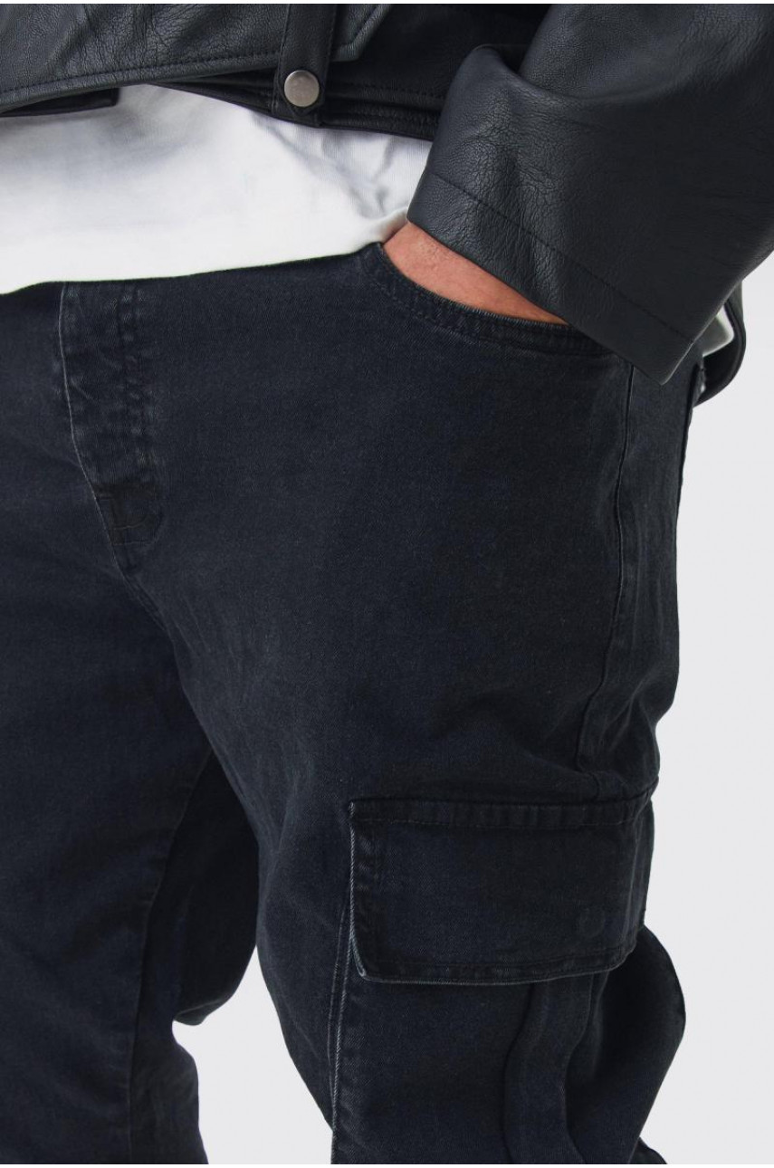 Джинси-карго Plus Stretch Skinny Fit