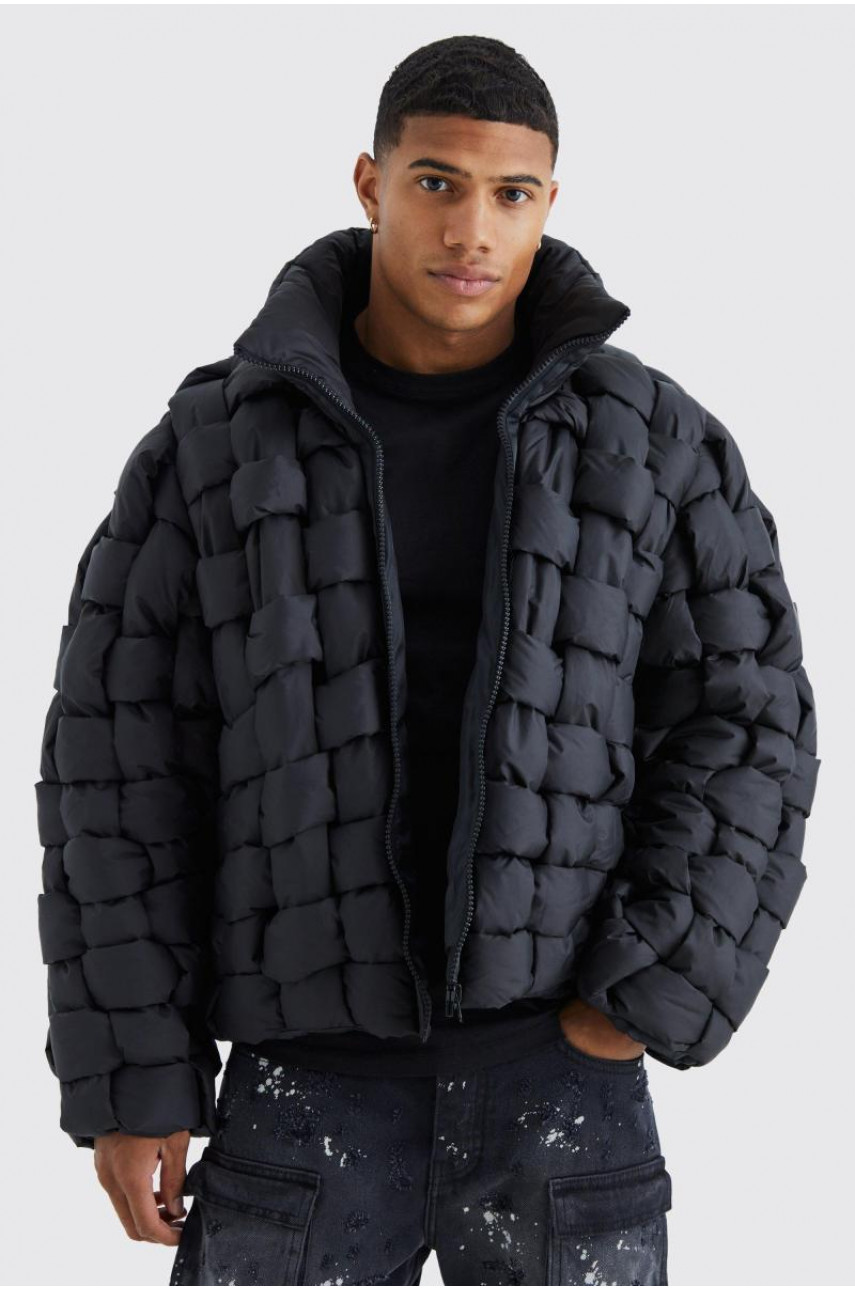 Нейлонова пуховка чорного кольору