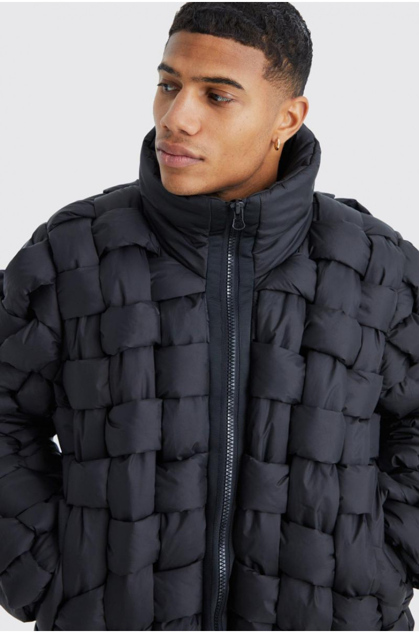Нейлонова пуховка чорного кольору