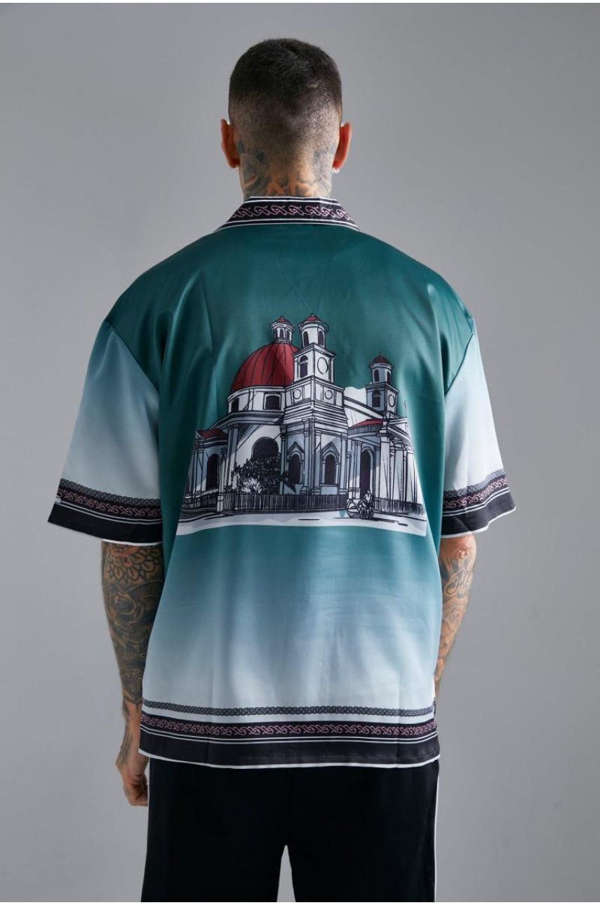 Атласна велика сорочка Revere Statue