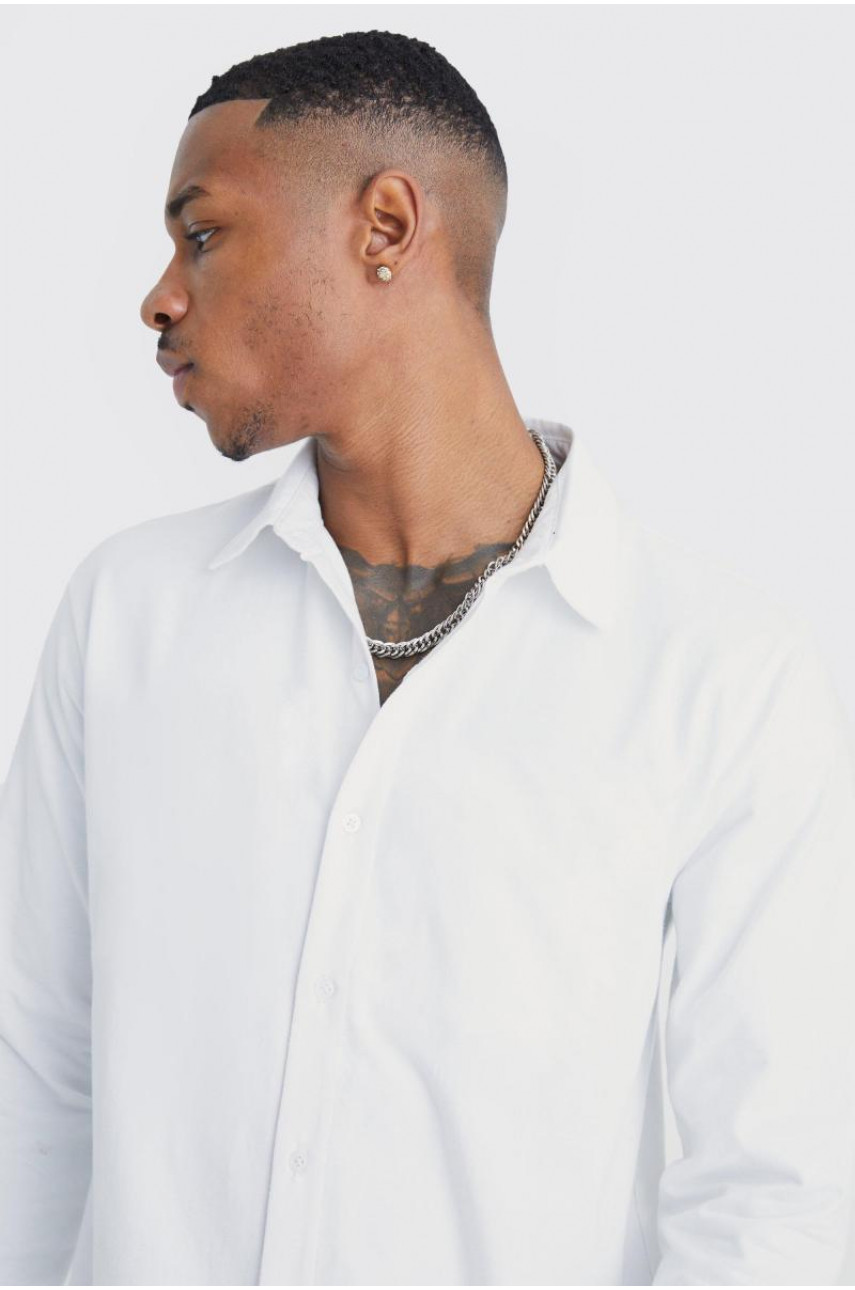 Трикотажна сорочка з довгим рукавом