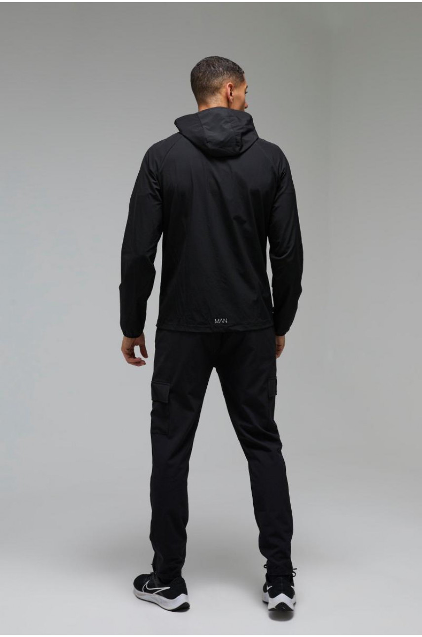 Чоловіча стьобана куртка з капюшоном Active