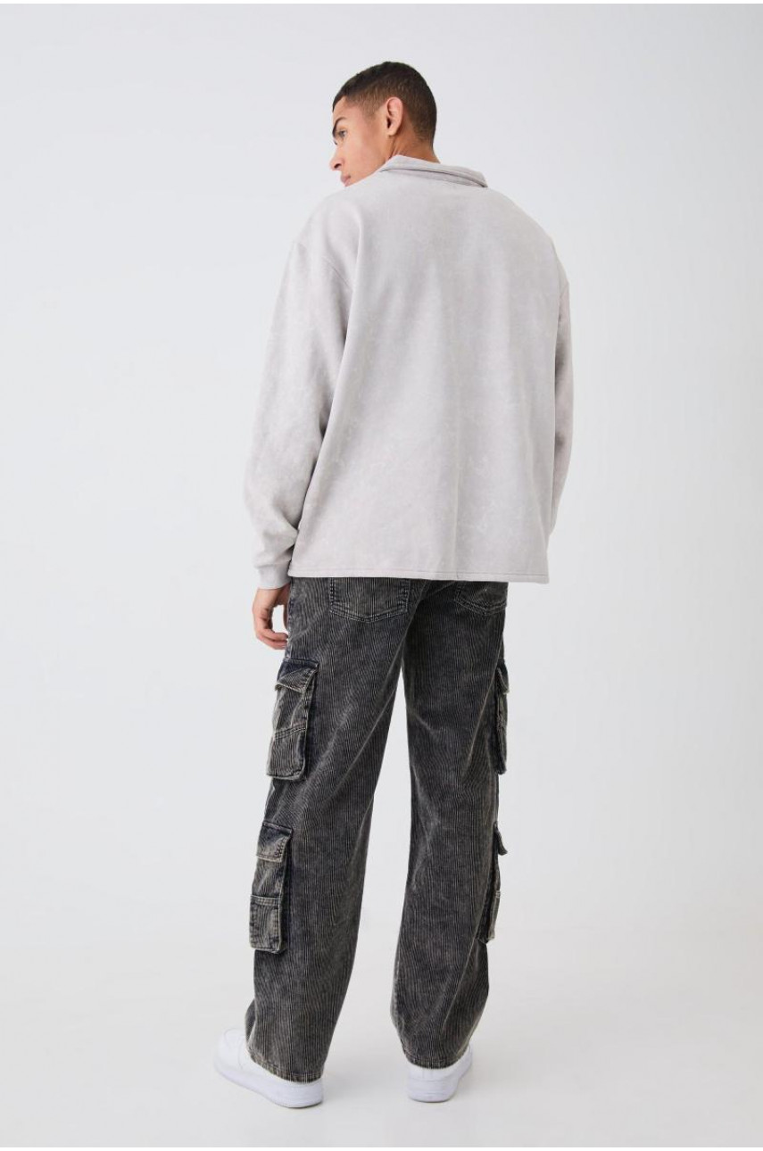 Великий випраний світшот Revere Rugby Polo