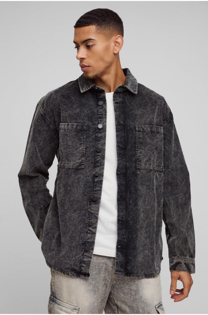 Велика сорочка Acid Wash Cord