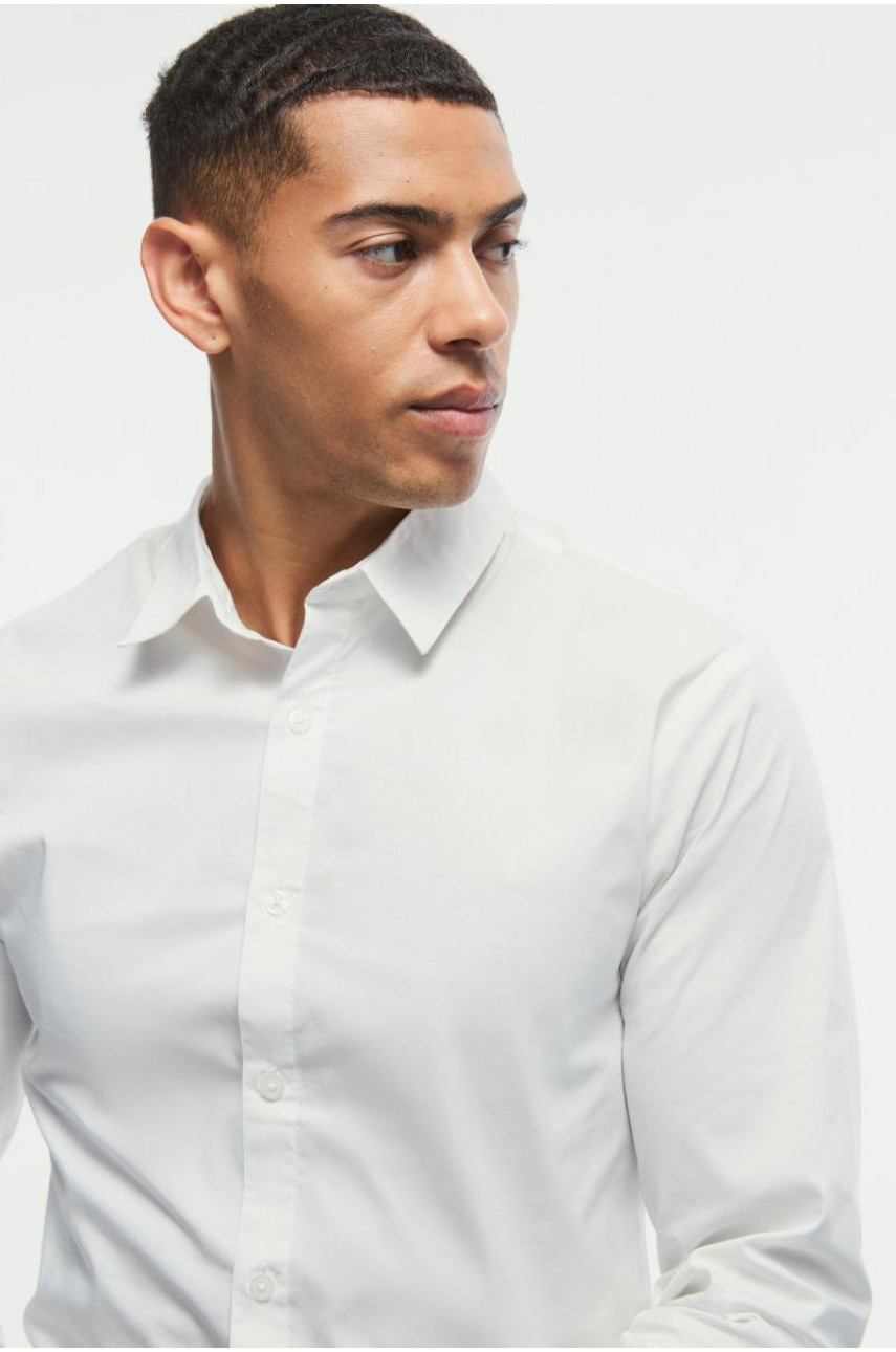 Еластична сорочка з довгим рукавом