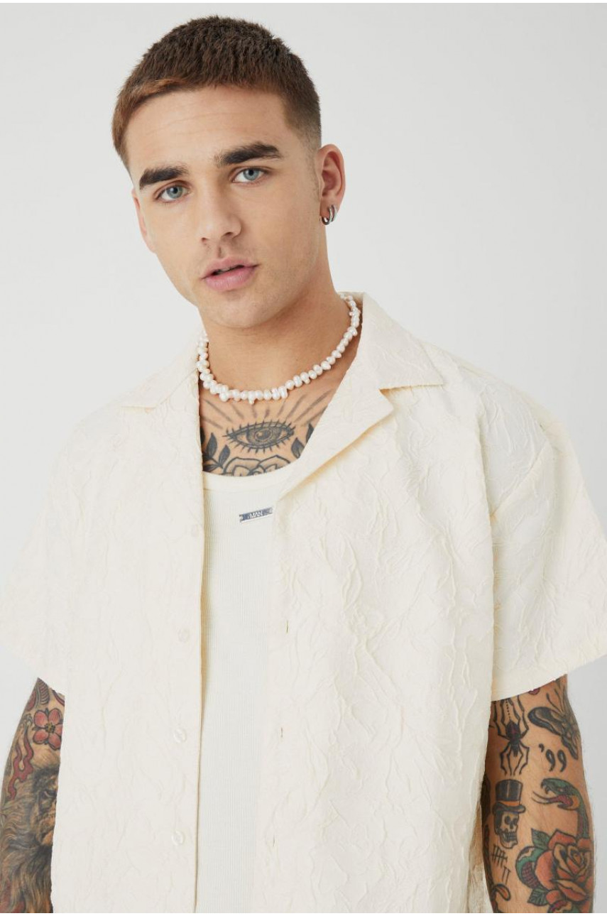 Сорочка в тон з коротким рукавом