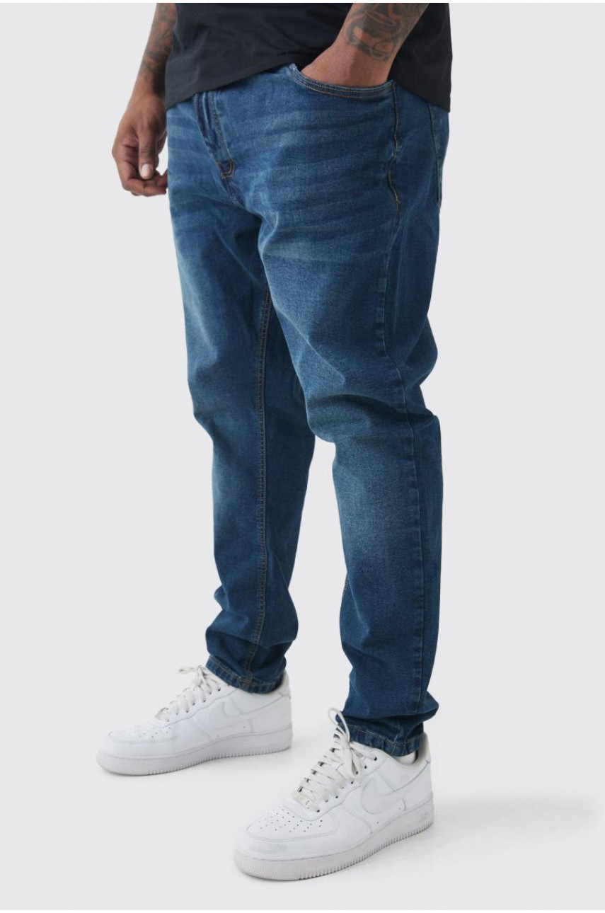 Плюс вузькі еластичні джинси