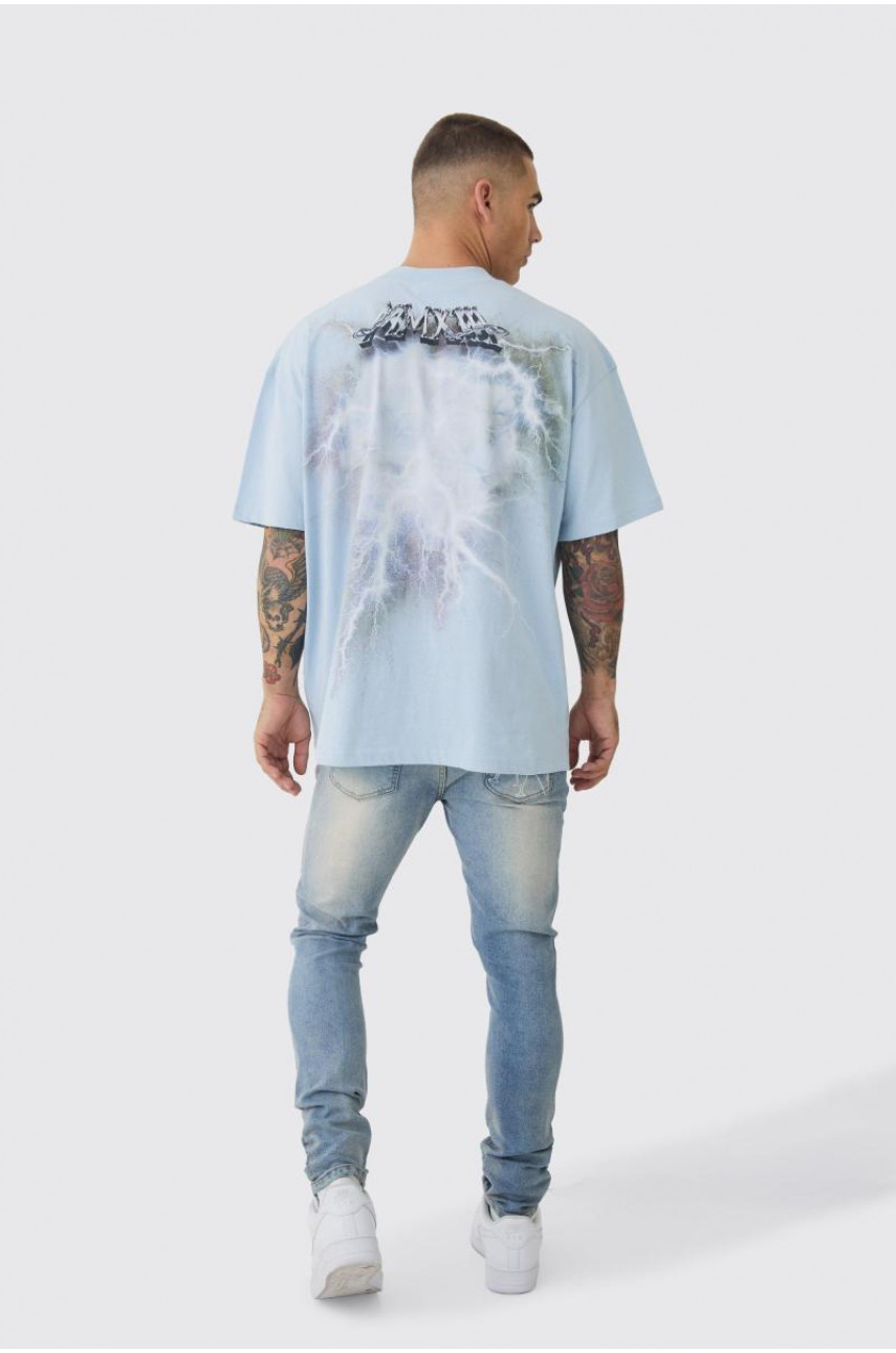 Вузькі стрейч-чорні байкерські джинси з поліуретану