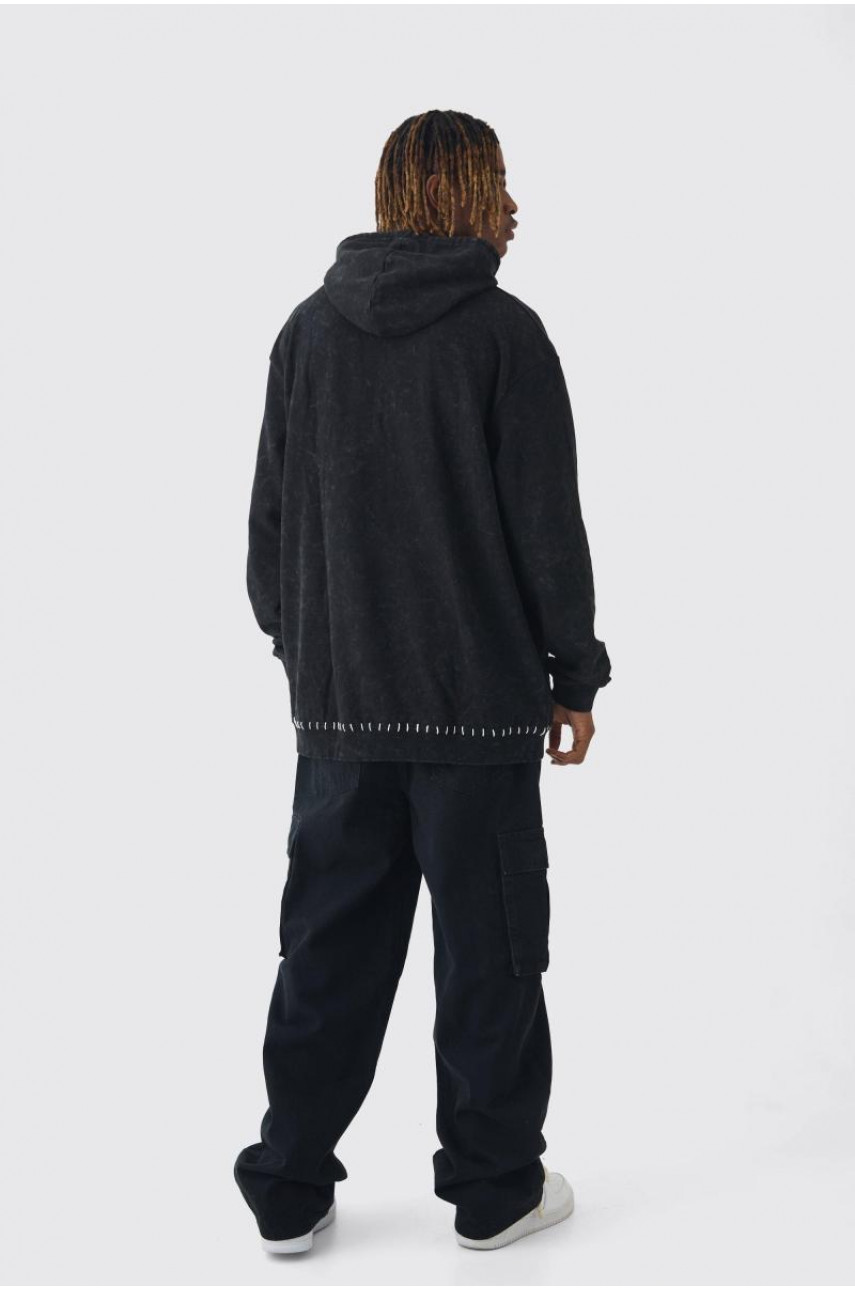 Високі розслаблені жорсткі джинси карго